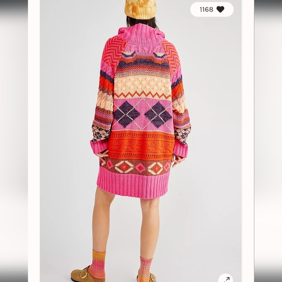 Free People - Argyle Smile Cardigan - Picture 2 of 10